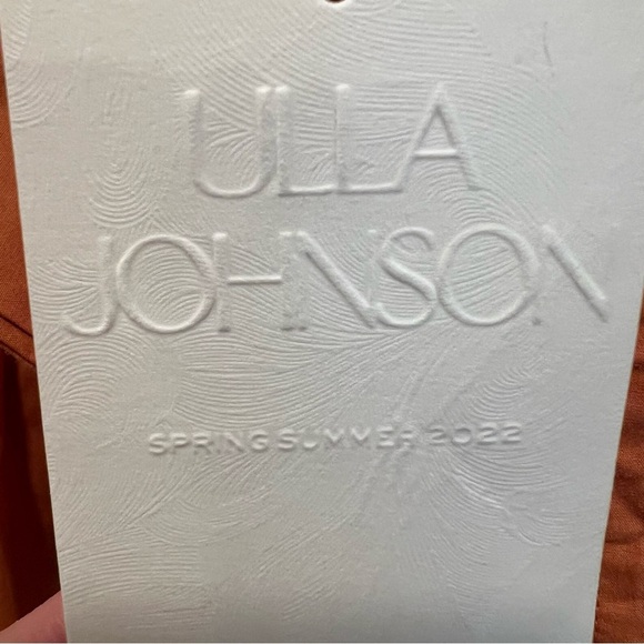 ULLA JOHNSON | SCARLETTE TUNIC TOP | Size 2 | NWT | Orange - Picture 9 of 16